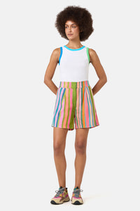 Gorman - Stripes Print Short - print