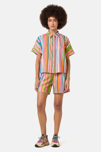 Gorman - Stripes Print Short - print