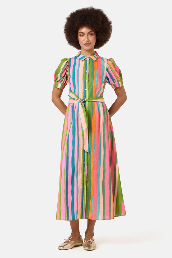 Gorman - Stripes Print Shirt Dress - print