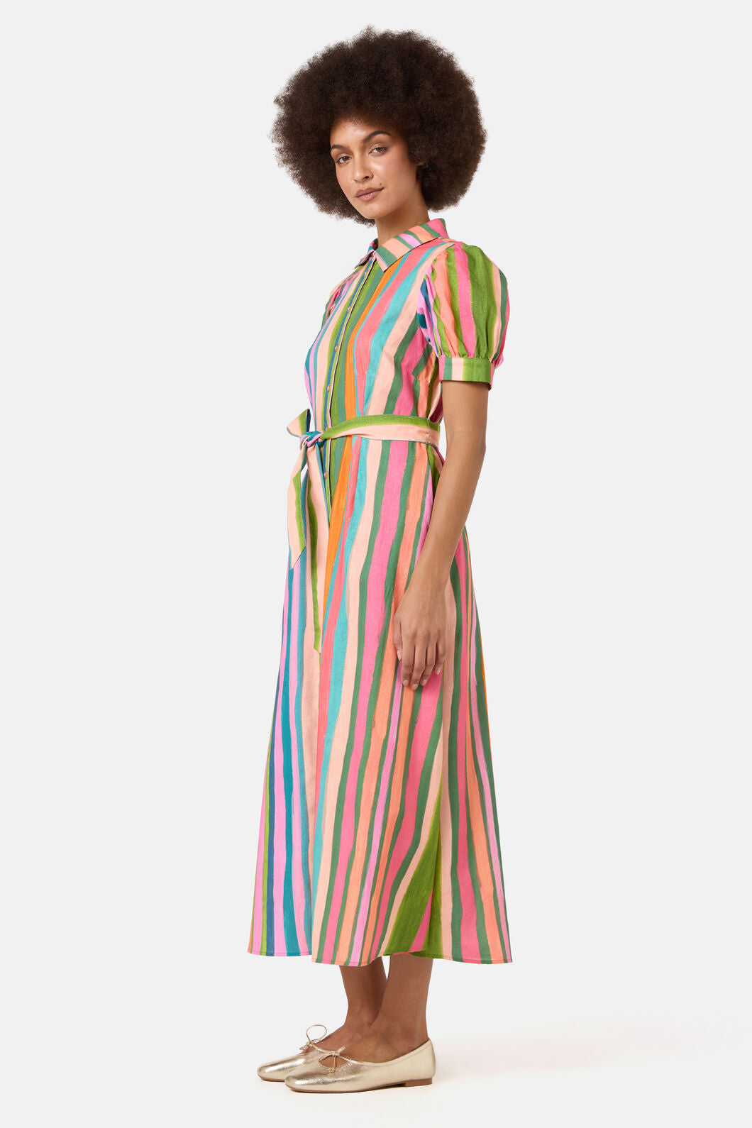 Gorman - Stripes Print Shirt Dress - print