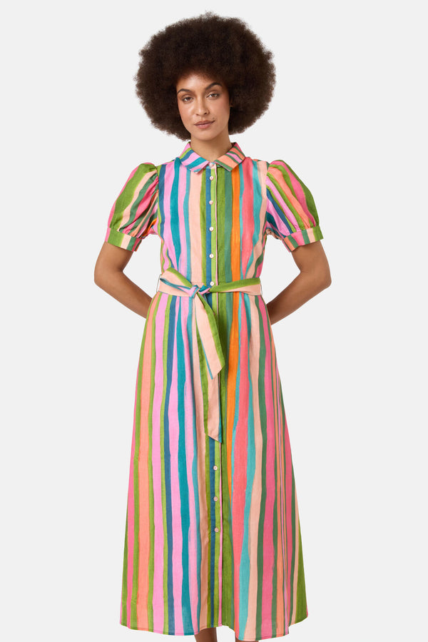 Gorman - Stripes Print Shirt Dress - print