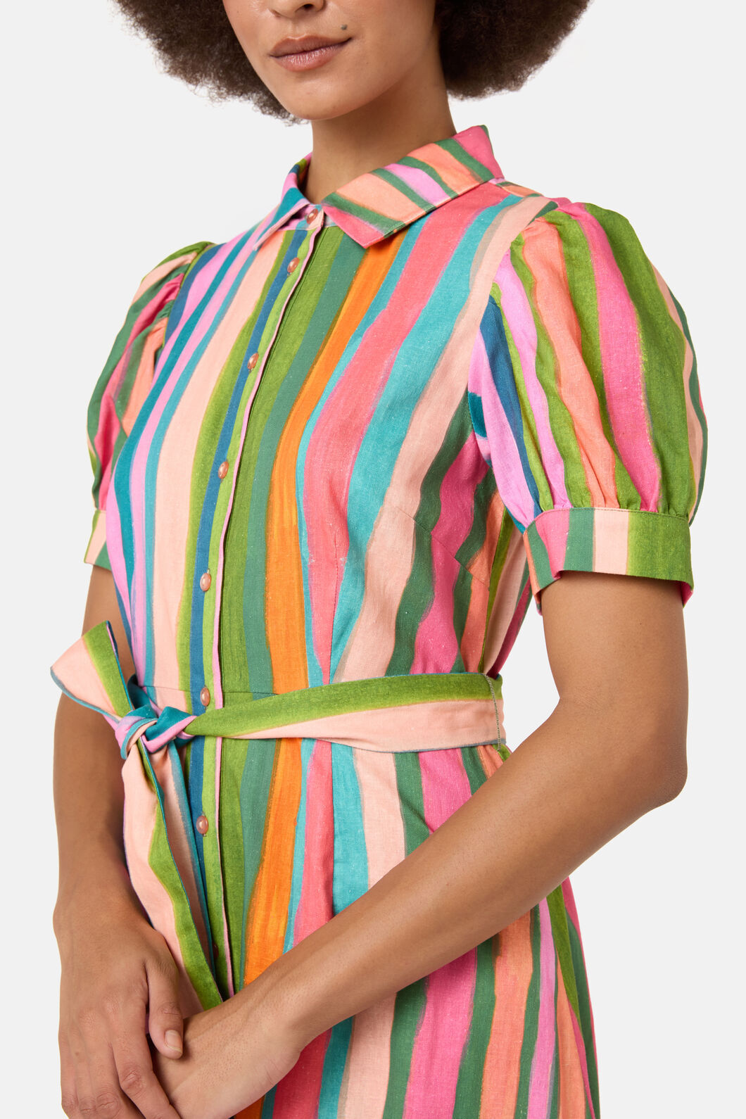 Gorman - Stripes Print Shirt Dress - print