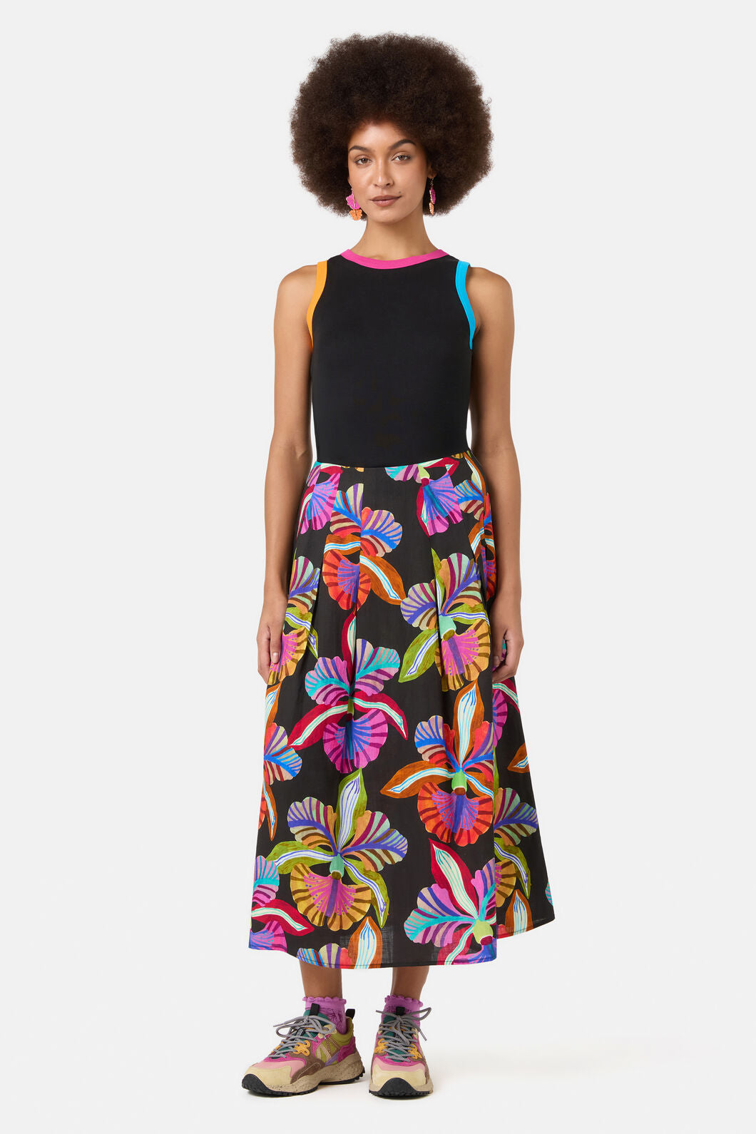 Gorman - Orchid Printed Midi Skirt - print