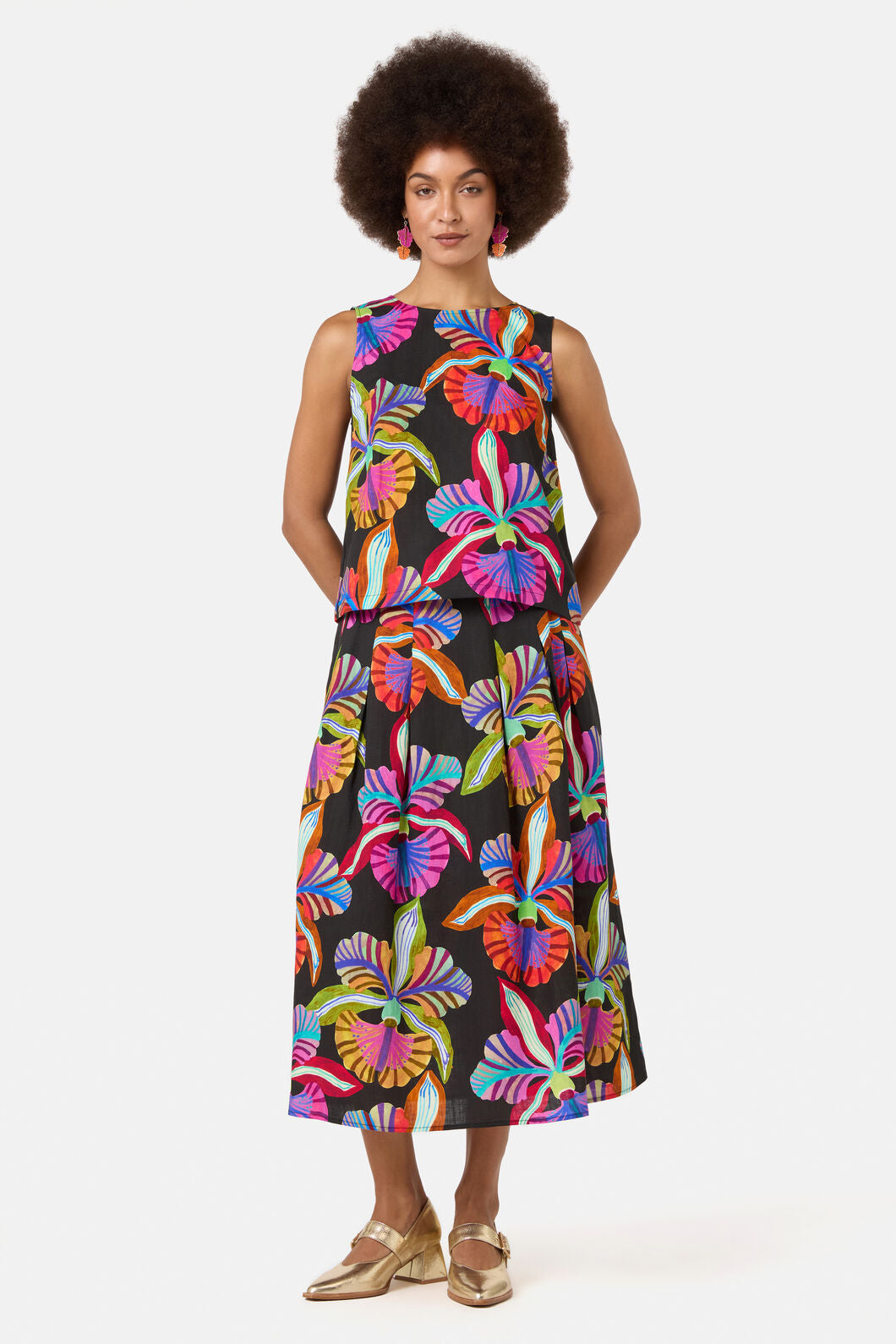 Gorman - Orchid Printed Midi Skirt - print