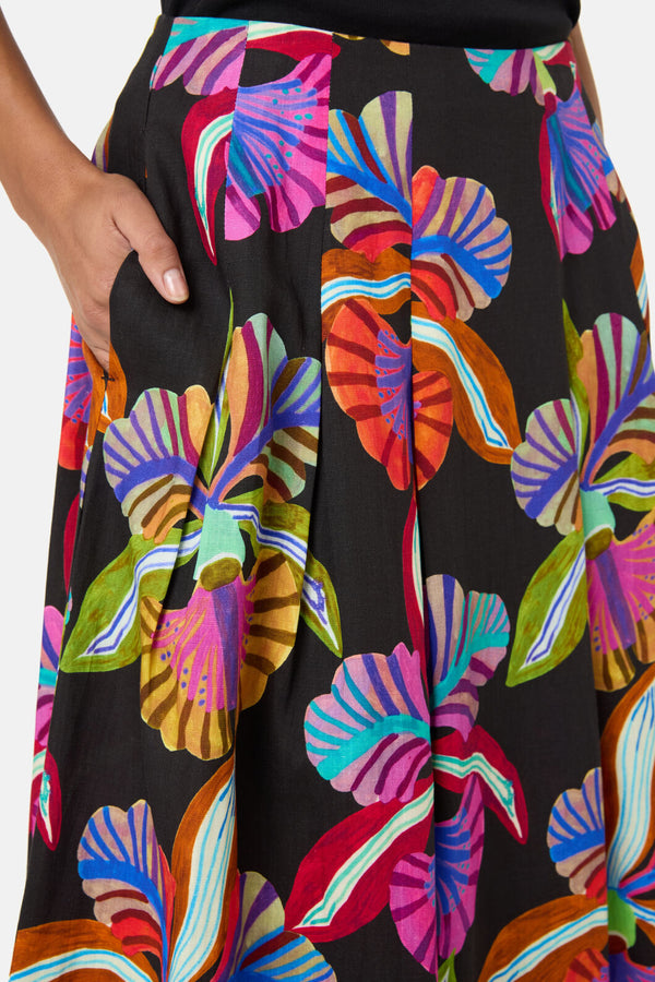 Gorman - Orchid Printed Midi Skirt - print