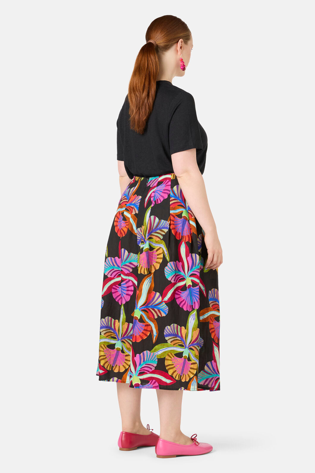 Gorman - Orchid Printed Midi Skirt - print