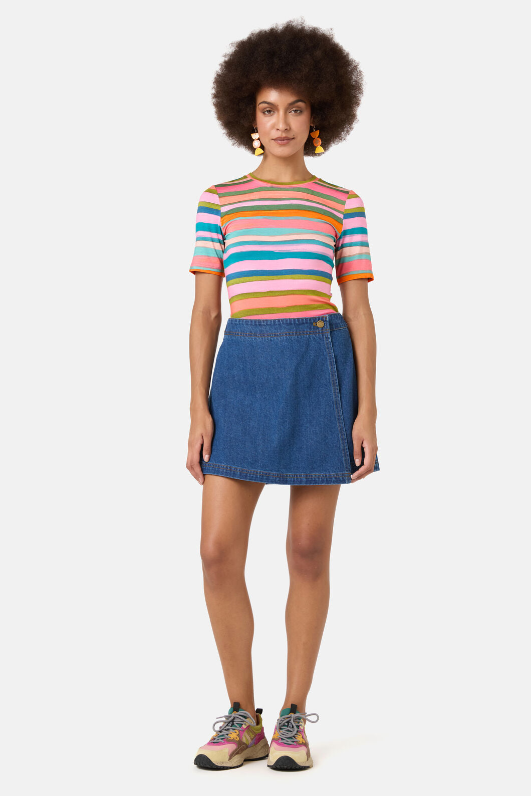 Gorman - Stripes Fitted Tee - print