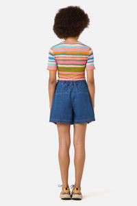 Gorman - Stripes Fitted Tee - print