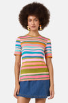 Gorman - Stripes Fitted Tee - print
