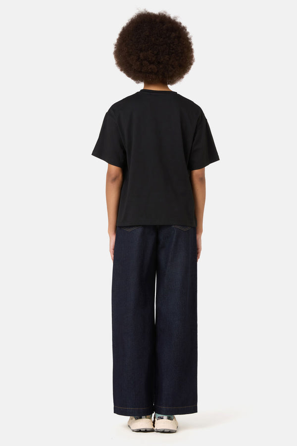 Gorman - Mariposa Placement Oversized Tee - black