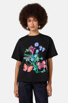 Gorman - Mariposa Placement Oversized Tee - black