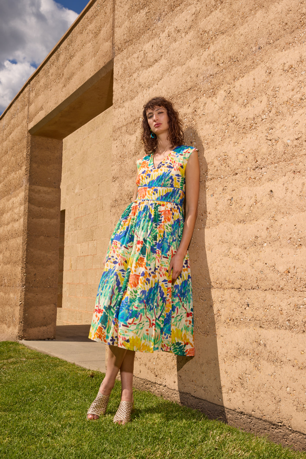 Gorman - Sundrift Party Dress - print