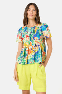 Gorman - Sundrift Pleat Top - print