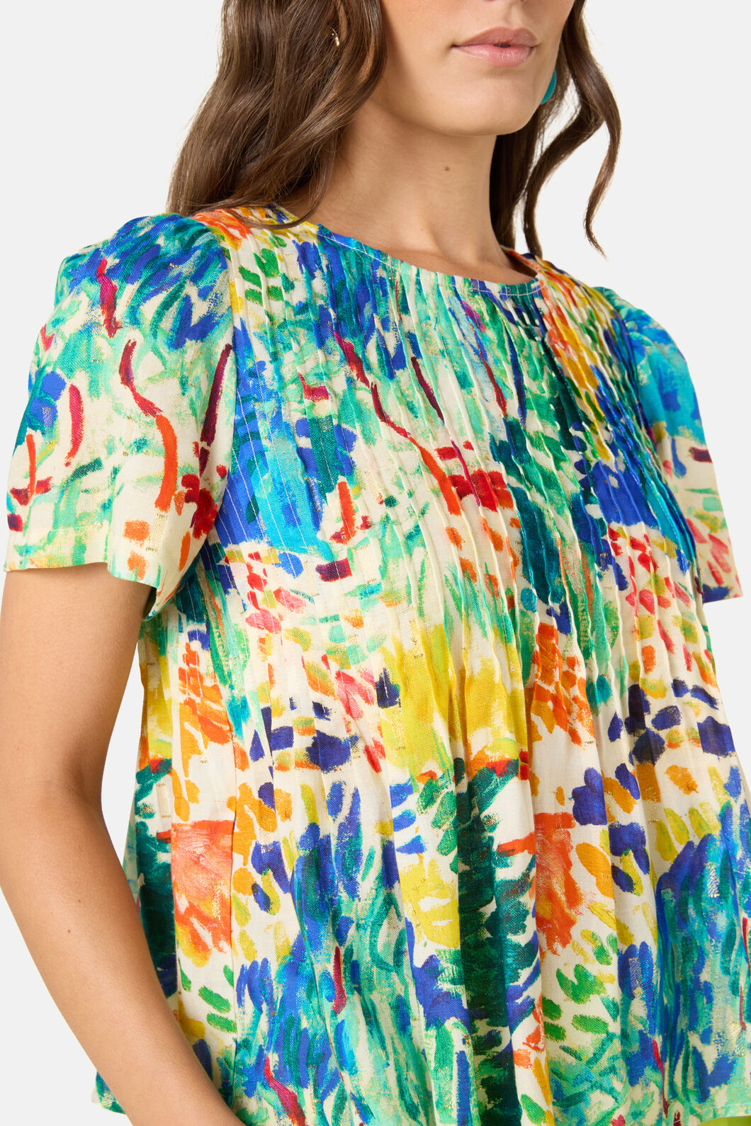 Gorman - Sundrift Pleat Top - print