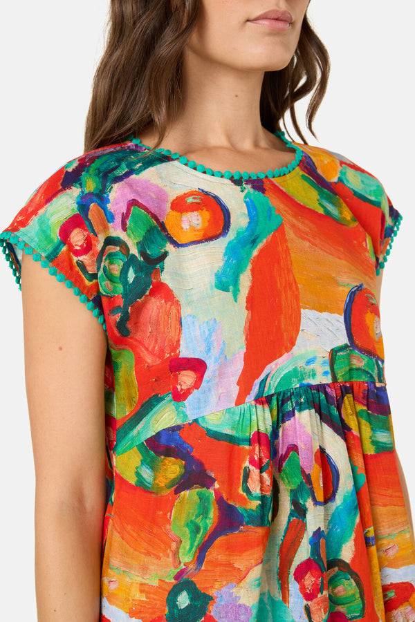 Gorman - Tablescape Bungalow Dress - print