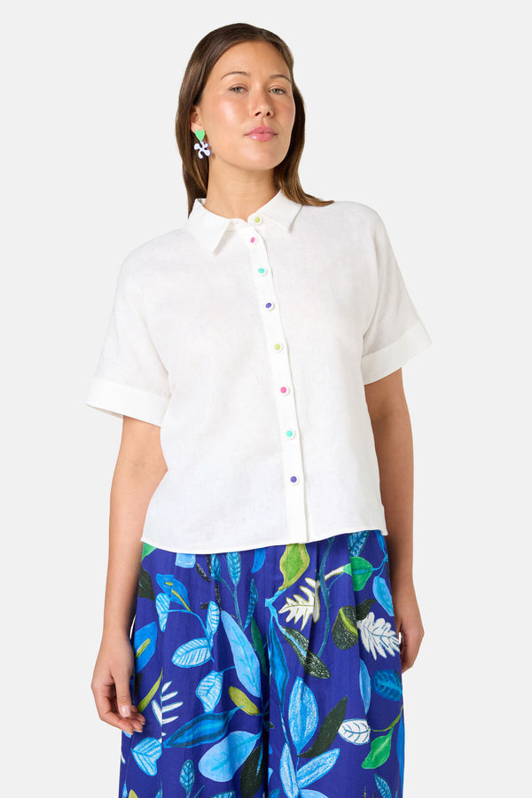 Gorman - Thread Theory Linen Shirt - white