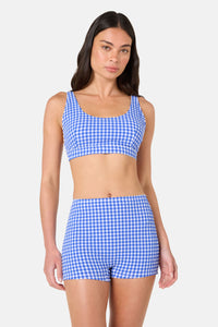 Gorman - Gingham Bikini Bottom - blue