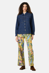 Gorman - Imogen Seersucker Denim Shirt - indigo