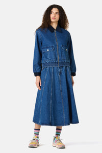 Gorman - Molly Denim Jacket - mid-blue
