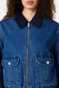 Gorman - Molly Denim Jacket - mid-blue