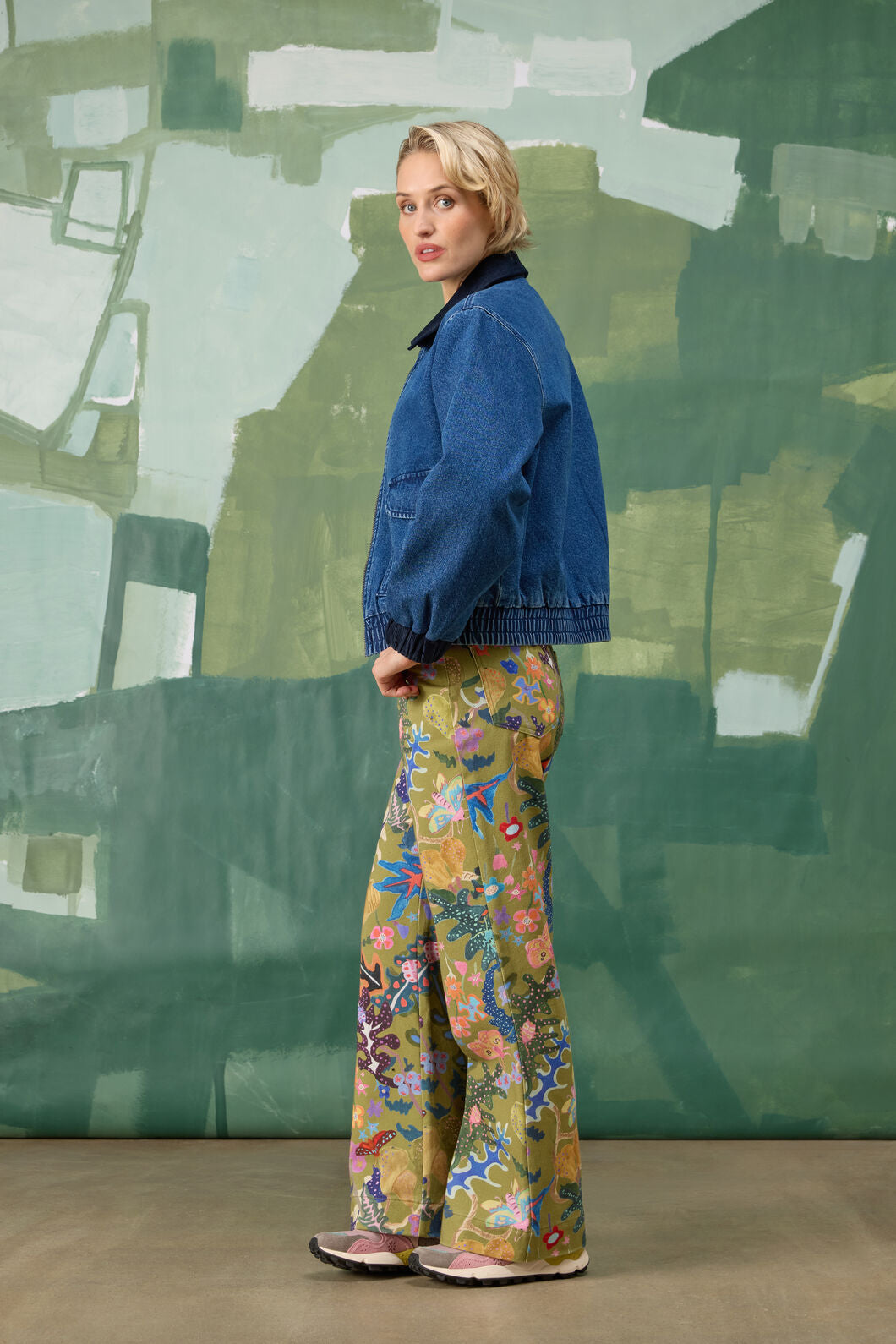 Gorman - Molly Denim Jacket - mid-blue