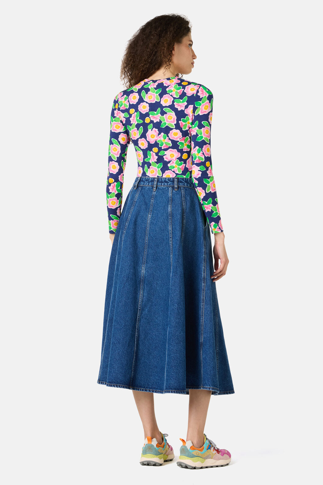 Gorman - Molly Denim Skirt - mid-blue