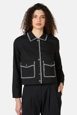 Gorman - Raven Embroidered Jacket - black