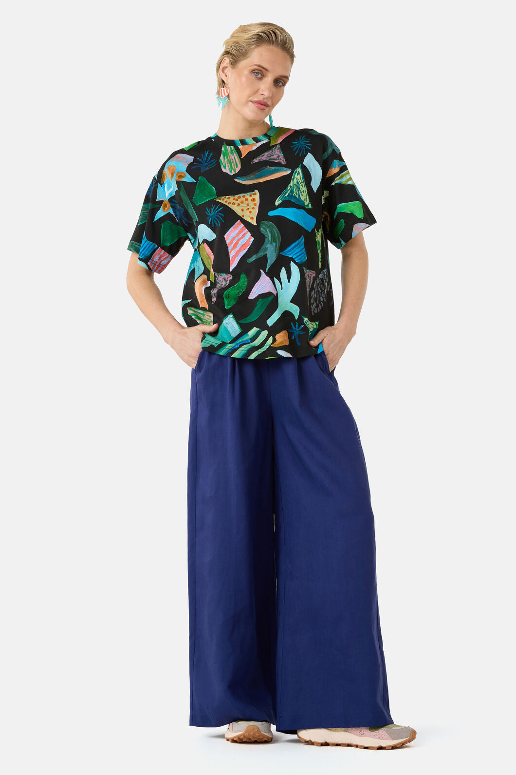 Gorman - Endless Horizon Oversized Tee - print