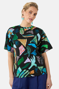 Gorman - Endless Horizon Oversized Tee - print