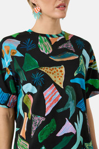 Gorman - Endless Horizon Oversized Tee - print