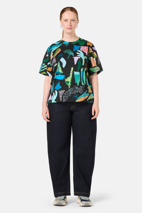 Gorman - Endless Horizon Oversized Tee - print