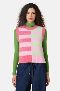 Gorman - Linea Stripe Alpaca Vest - stripe