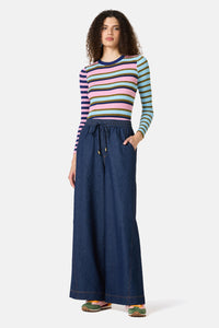 Gorman - Stripe Lurex Knit Top - stripe