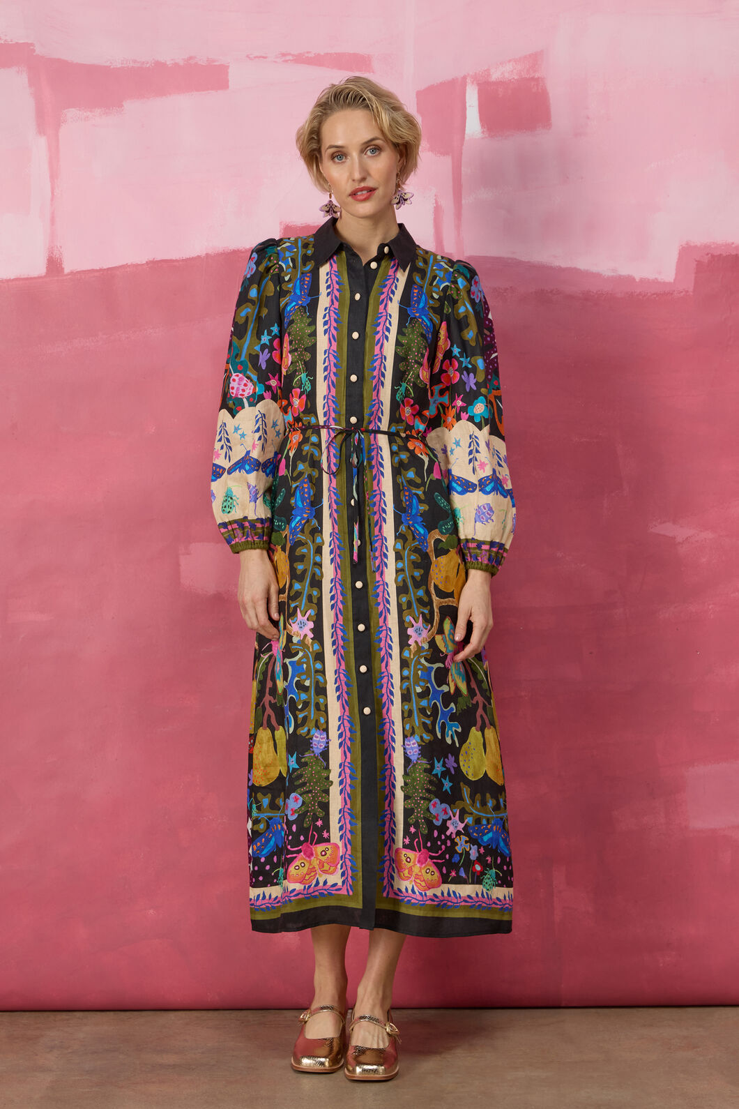 Gorman - Beetlemania Long Dress - print