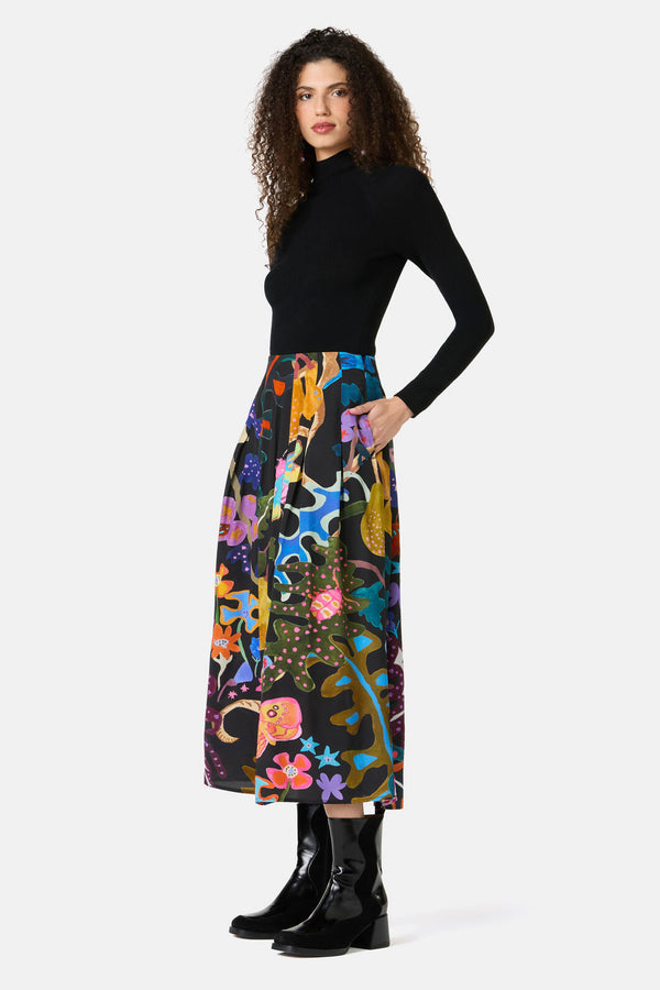 Gorman - Beetlemania Midi Skirt - print