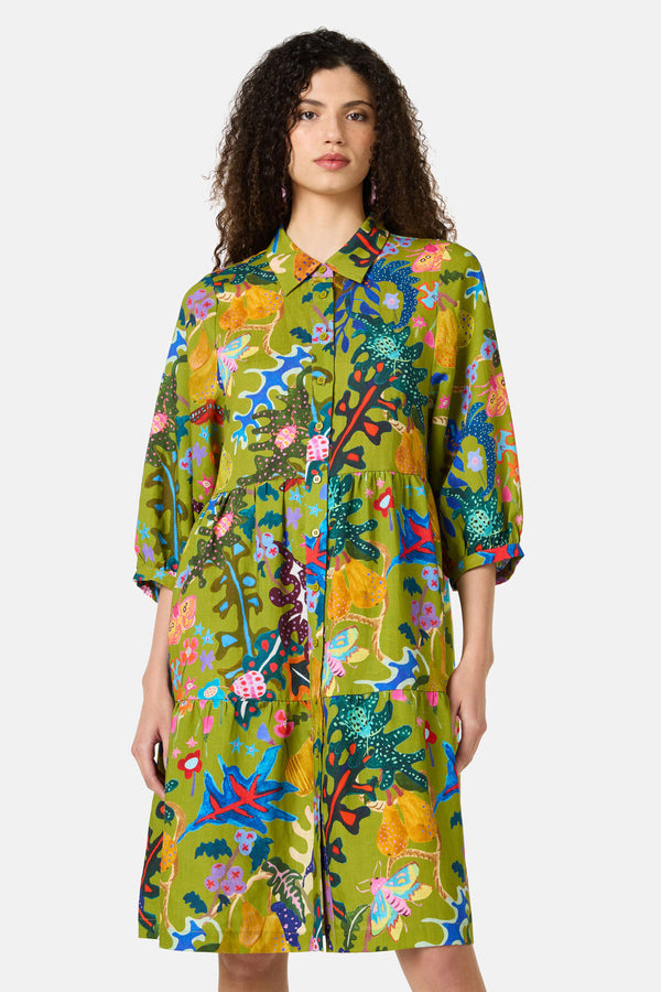 Gorman - Beetlemania Smock Dress - print