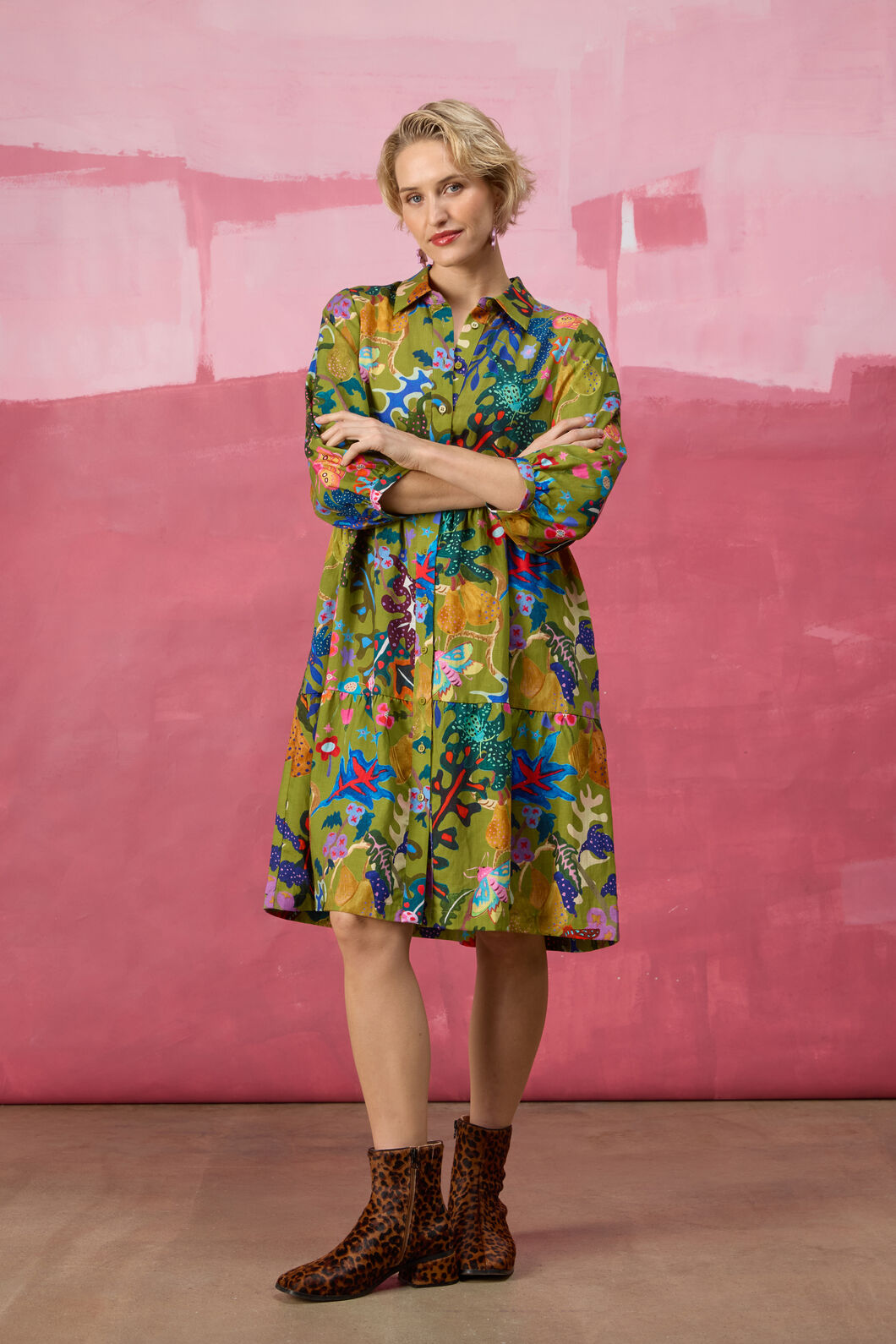 Gorman - Beetlemania Smock Dress - print