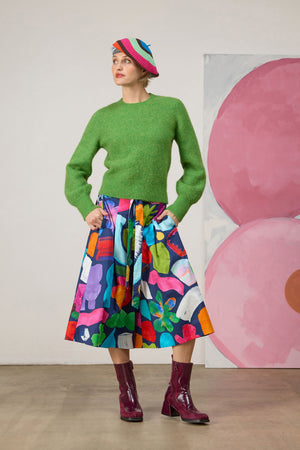 Gorman - Jumble Cotton Skort - print