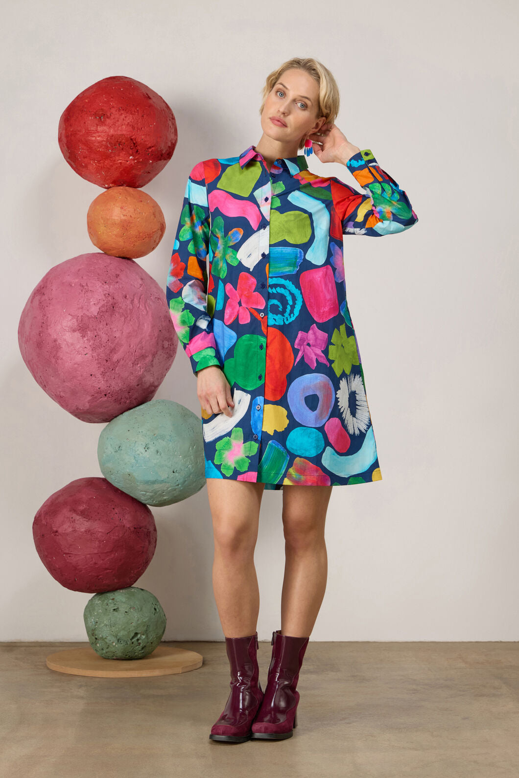 Gorman - Jumble Shirt Dress - print