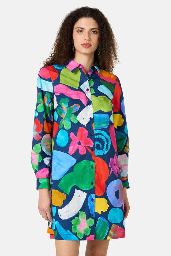 Gorman - Jumble Shirt Dress - print