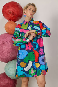 Gorman - Jumble Shirt Dress - print