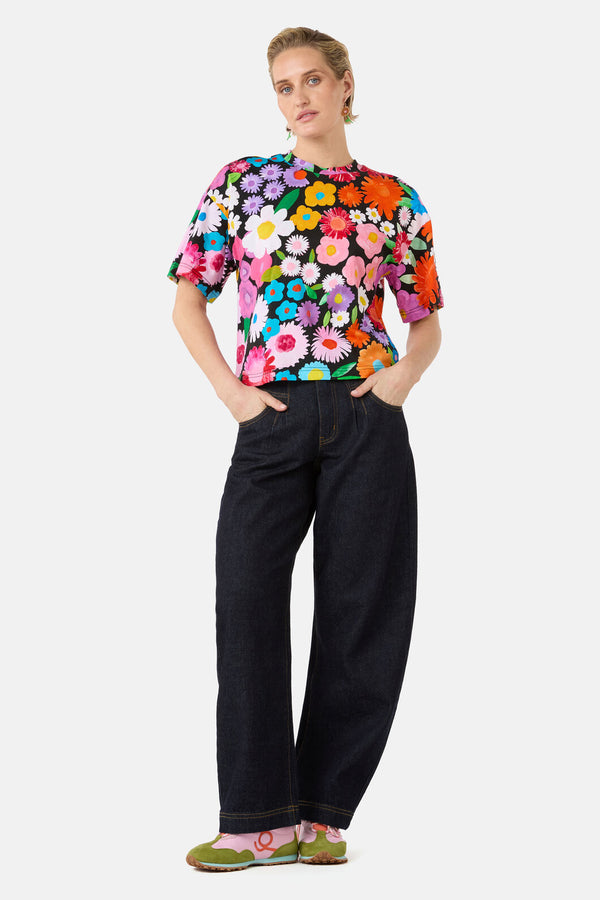 Gorman - Flower Meadow Print Relaxed Tee - print