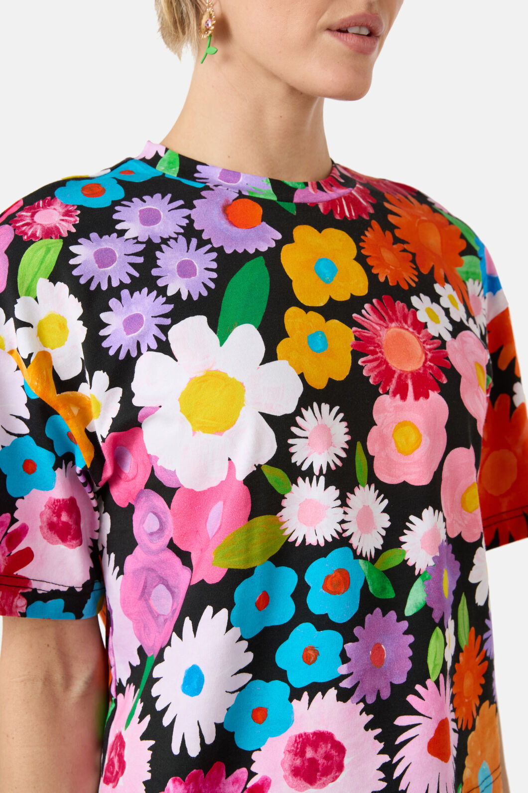Gorman - Flower Meadow Print Relaxed Tee - print