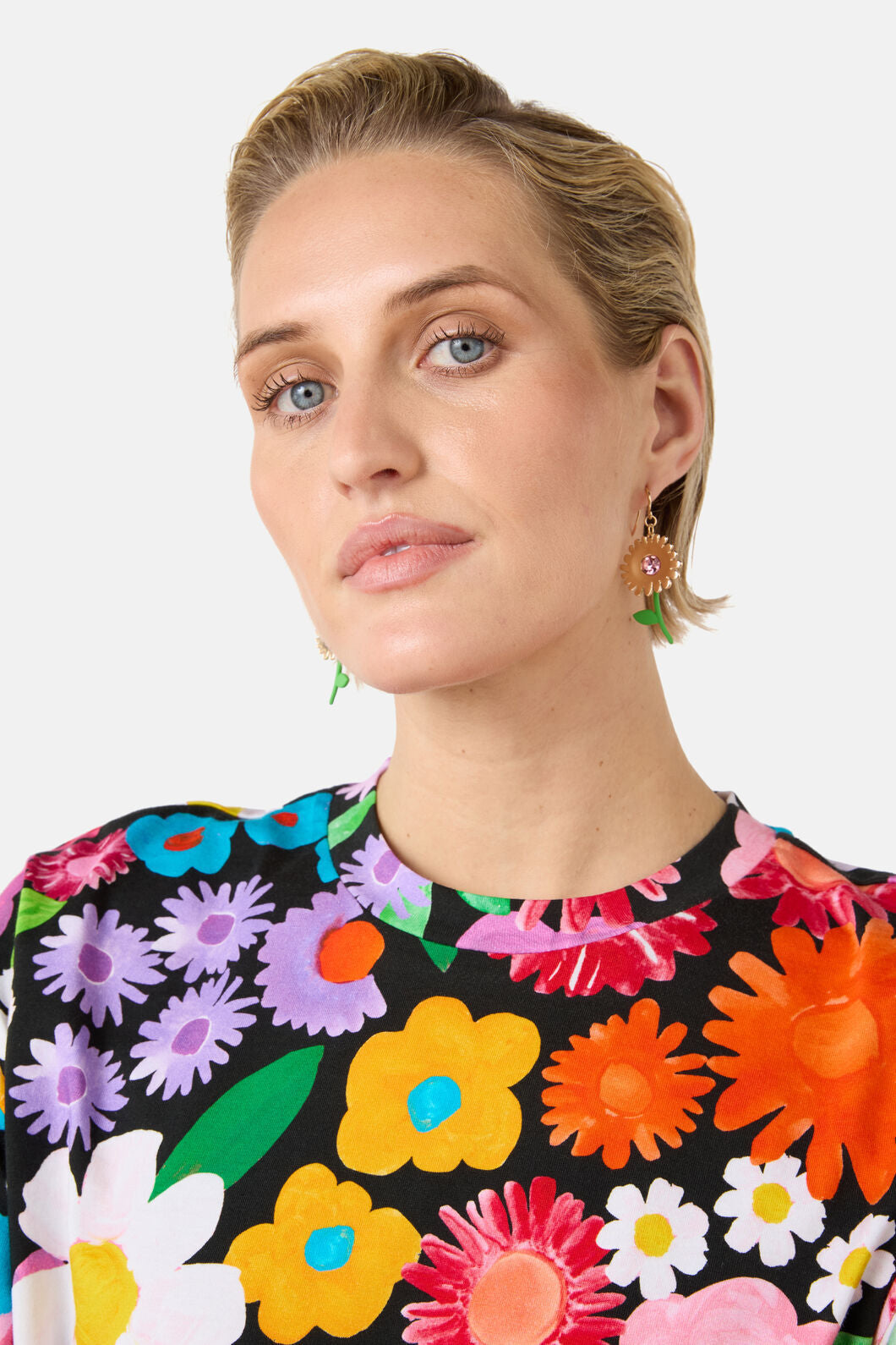Gorman - Flower Meadow Print Relaxed Tee - print