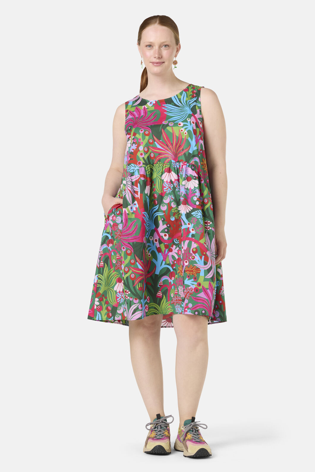 Gorman - Wild Garden Dahlia Dress - print
