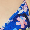 Big Blue Triangle Bikini Top