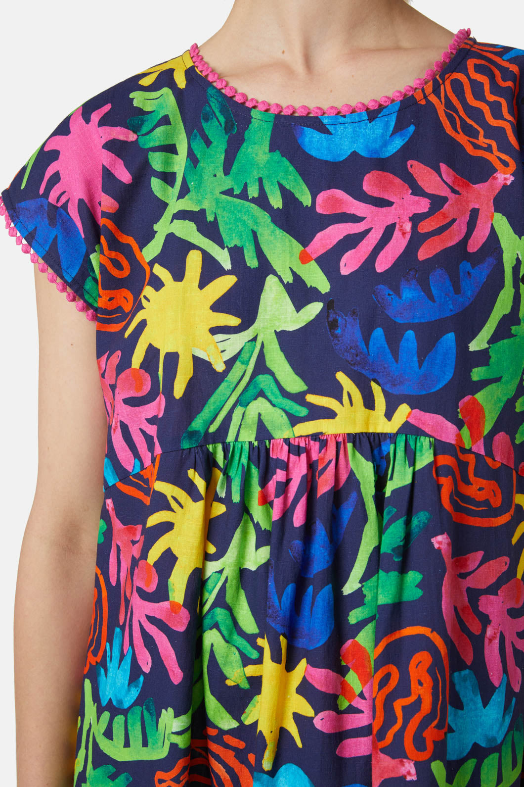 Beach Leaves Bungalow Dress Gorman