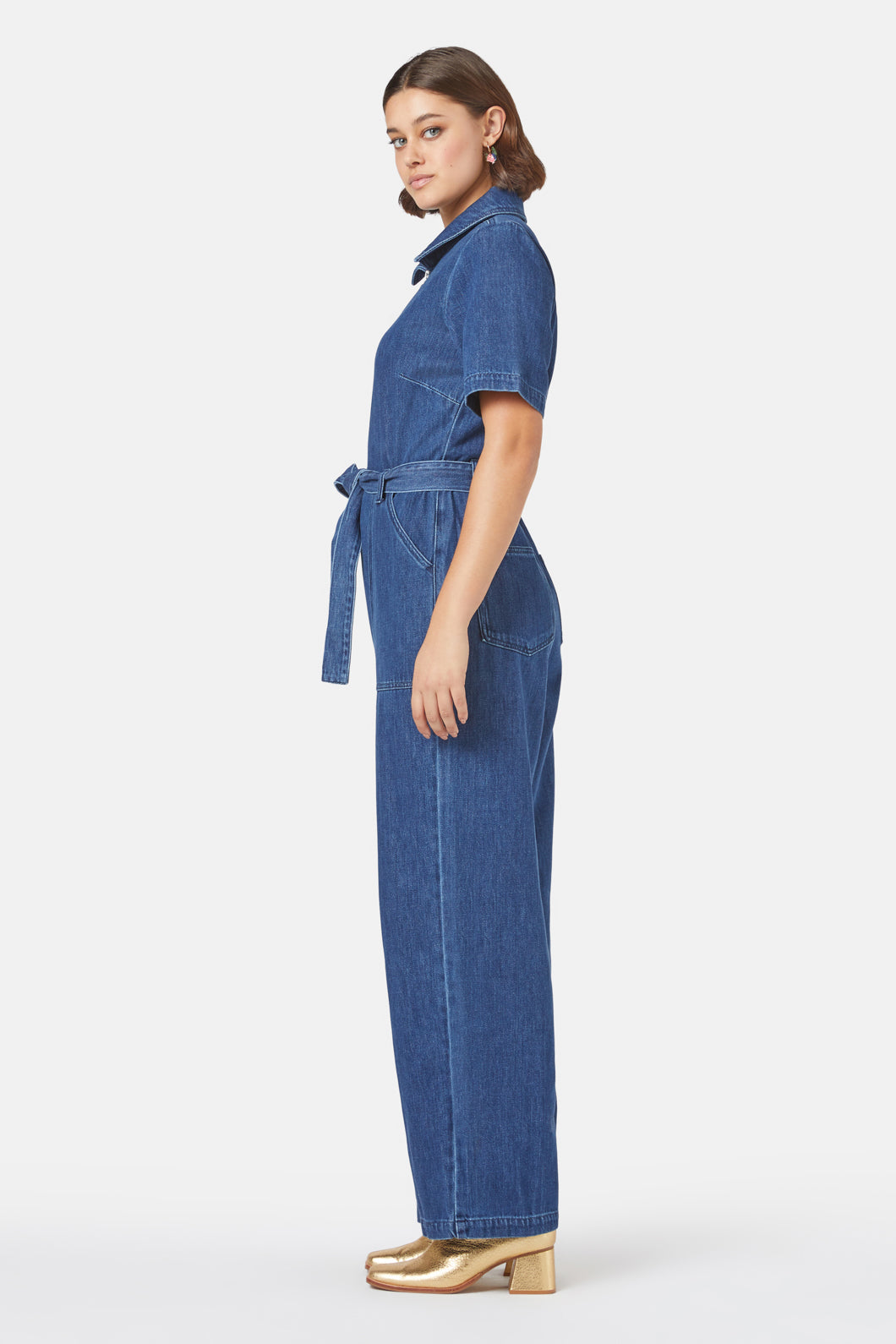 Gorman - Marylou Pantsuit - mid-blue