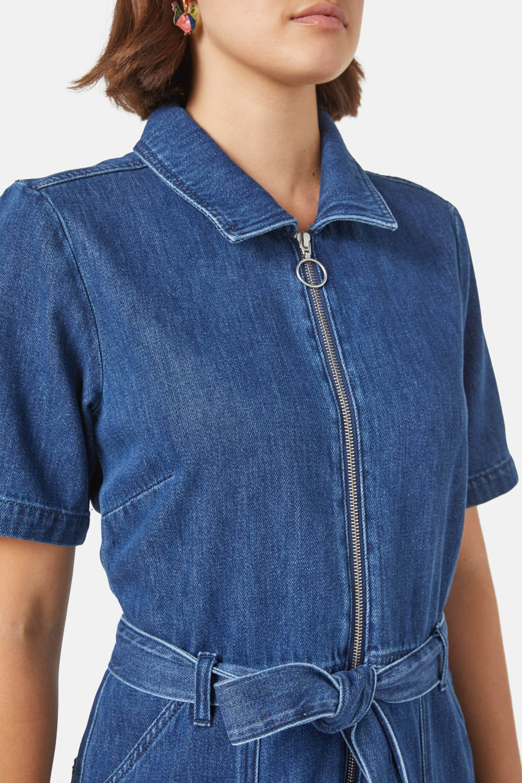 Gorman - Marylou Pantsuit - mid-blue