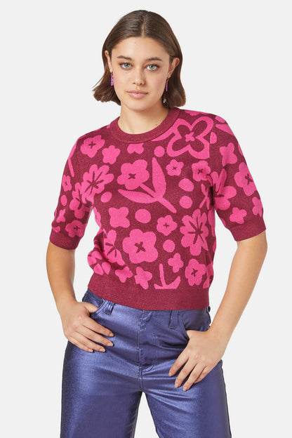 Gorman - Stencil Knit Top - multi